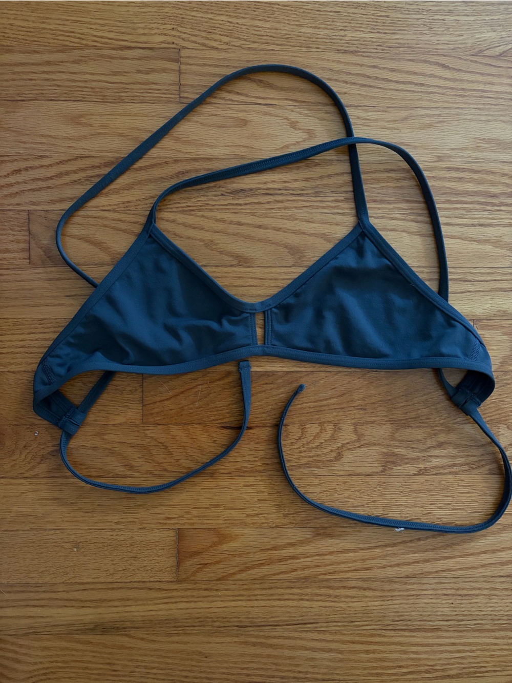 Jolyn Gray Vent Bikini Top